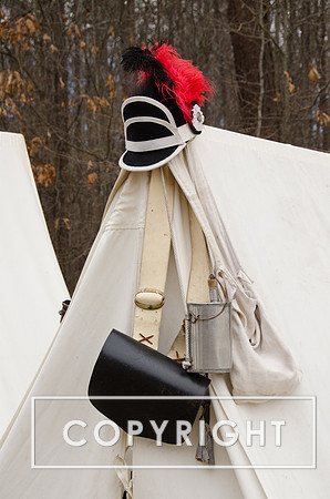 Equipment on tent