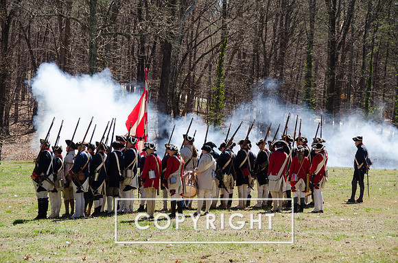 During the battle