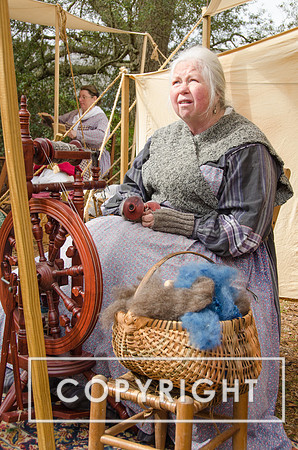 Reenactors at Bentonville Battleground, NC