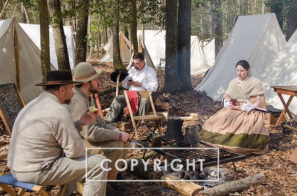 Reenactors at Bentonville Battleground, NC