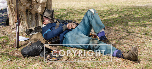 Reenactors at Bentonville Battleground, NC