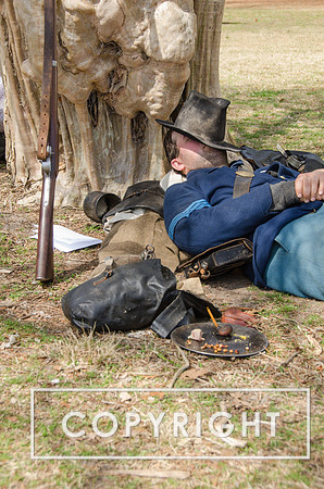 Reenactors at Bentonville Battleground, NC