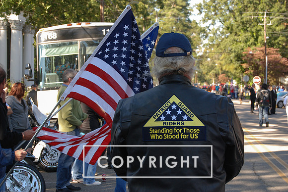 A Patriot Guard Rider