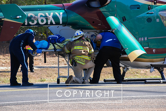 Load into the aircraft