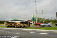 Military vehicle rollover