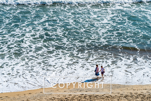 A walk on the beach.
