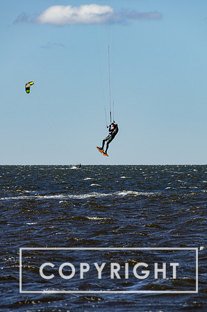 Kite Surfers on Hatteras Island, NC