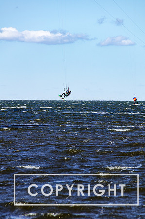 Kite Surfers on Hatteras Island, NC