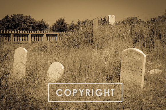 Old Cemetery on Hatteras Island, NC